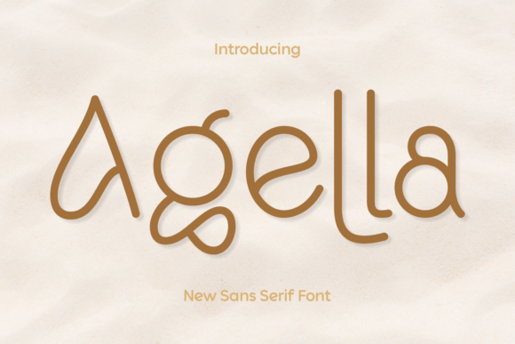 Agella: A Playful Sans Serif Font for Modern Branding