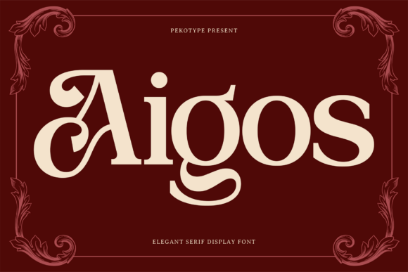 Aigos – The Elegant Serif Font for Modern Marketing