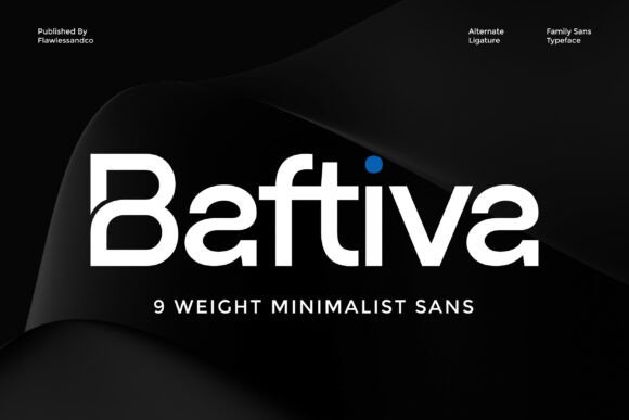 Baftiva: A Modern Sans Serif Font for Editorial Design