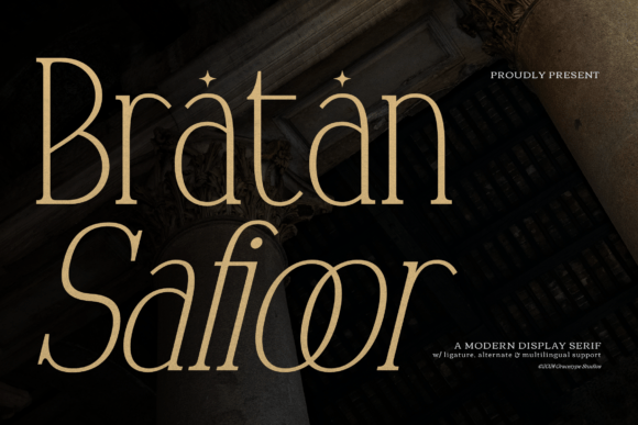 Brátan Safioor: A Serif Font for Professional Branding