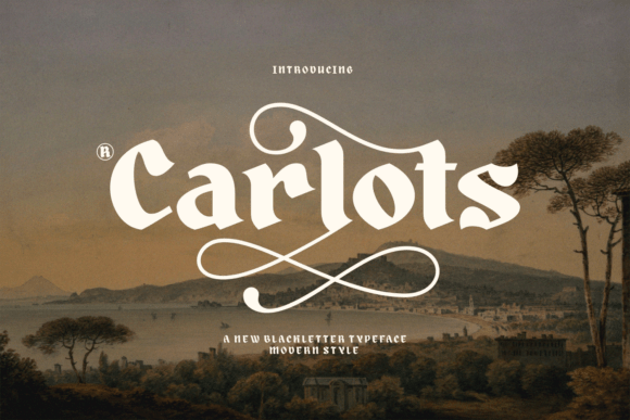 Carlots: A Modern Blackletter Font for Polished Branding