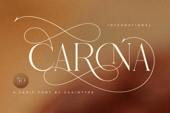 Carona: The Elegant Serif Font for Handmade Creators