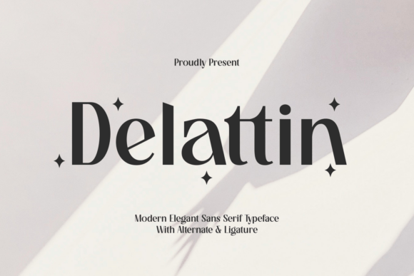 Delattin: A Modern Sans Serif Typeface for Polished Web Design