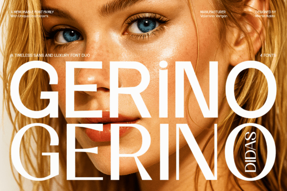 Gerino: A Modern Sans Serif Font for Web Design
