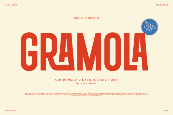 Gramola: A Modern Sans Serif Font for Professional Branding