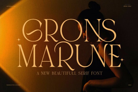 Grons Marune Serif Font for Modern Marketing