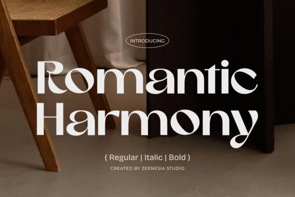 How Romantic Harmony Elevates Branding with Elegant Sans Serif Typography