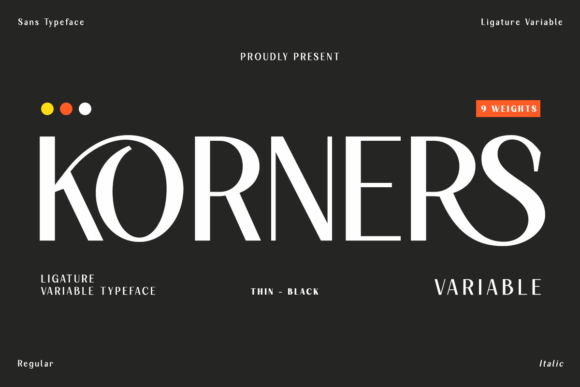 Korners: The Modern Sans Serif Typeface for Bold Web Design