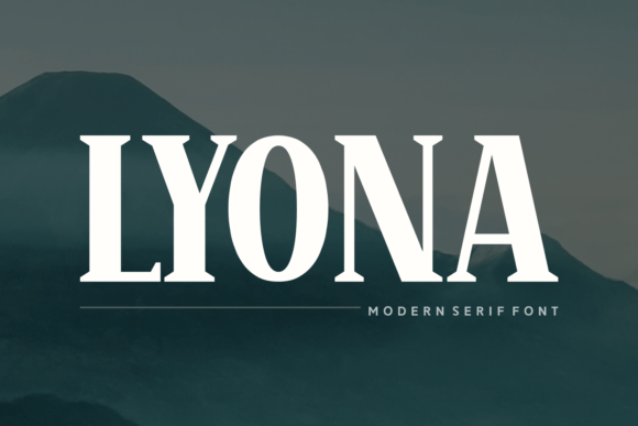 Lyona: A Bold Serif Font for Handmade Creations