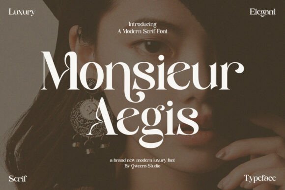 Monsieur Aegis: The Modern Luxury Serif for Premium Web Design