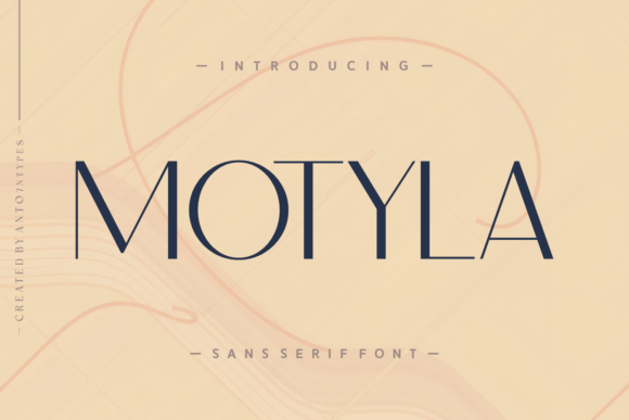 Motyla: A Modern Sans Serif Font for Editorial Design