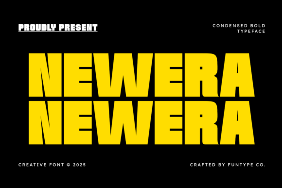 Newera Sans Serif Font for Bold Web Design