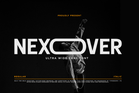 Nexover: A Modern Sans Serif Font for Bold Branding
