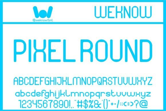 Pixel Round: A Modern Font for Polished Branding
