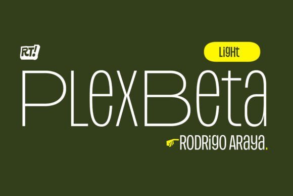 Plex Beta Light: A Modern Sans Serif Font for Editorial Design