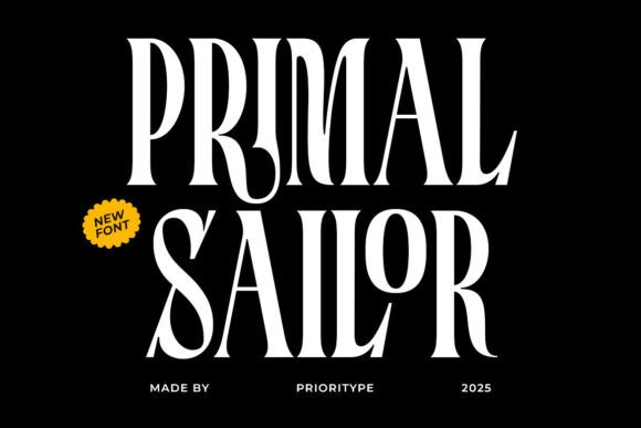 Primal Sailor: A Bold Serif Font for Commanding Campaigns