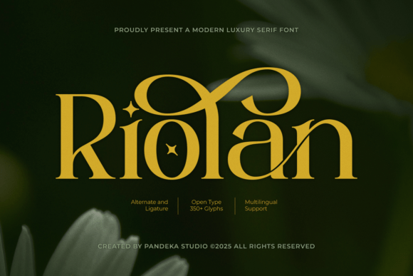 Riolan Serif Font for Handmade Creations