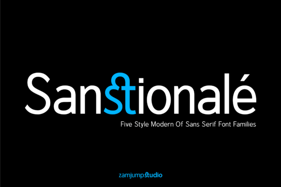 Sanstionale: A Versatile Sans Serif for Modern Design