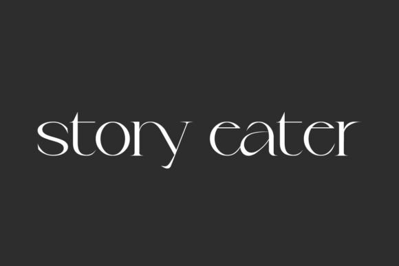 Story Eater: A Modern Serif Font for Web Design