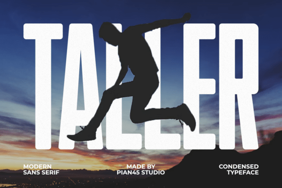 Taller: A Bold Sans Serif Font for Impactful Branding